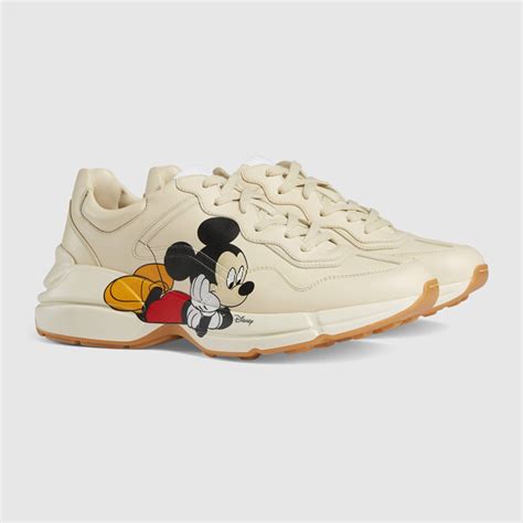 mens gucci mickey mouse shoes|Mickey Mouse Gucci bag grey.